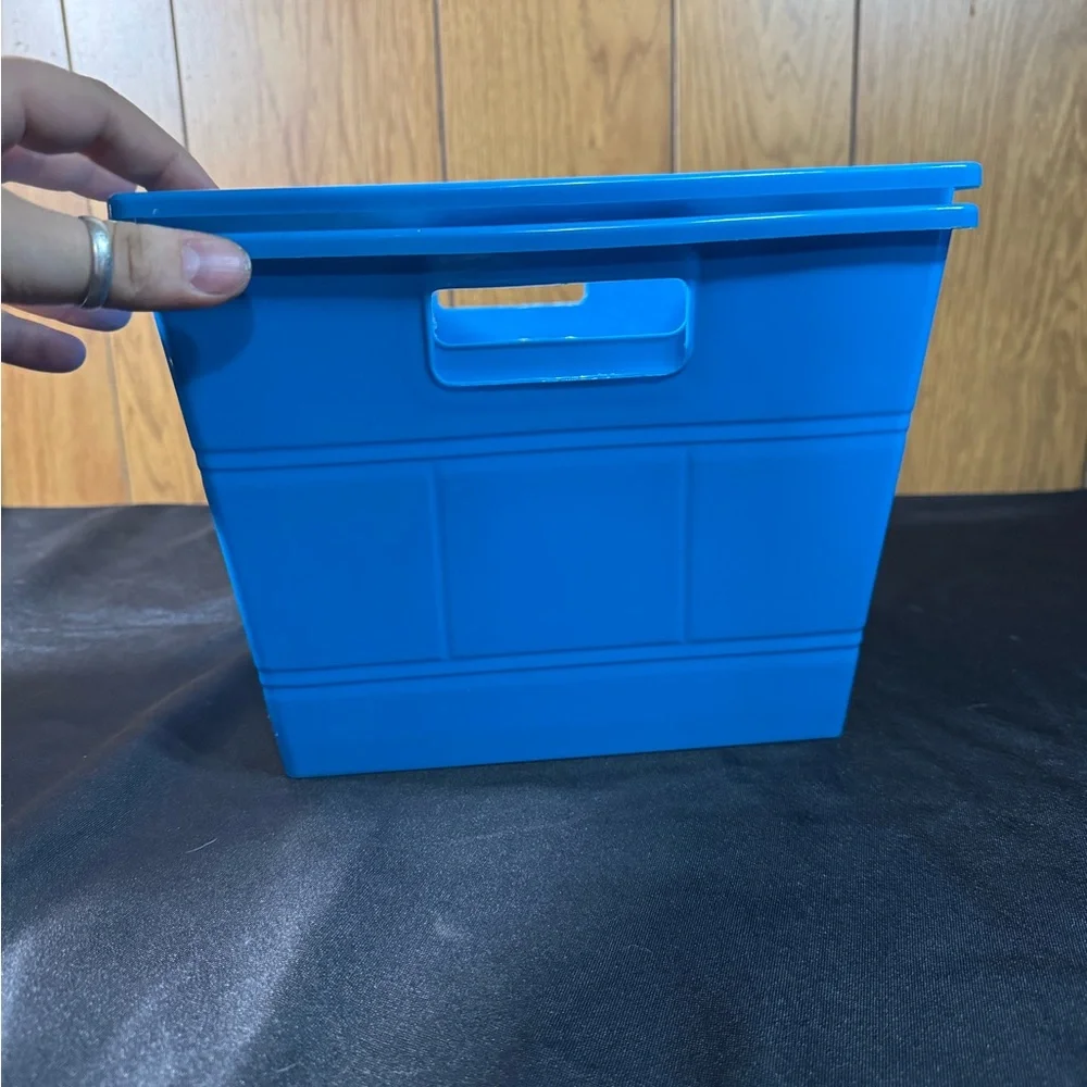 Blue‎ Dry Erase Storage Bin Set of 2